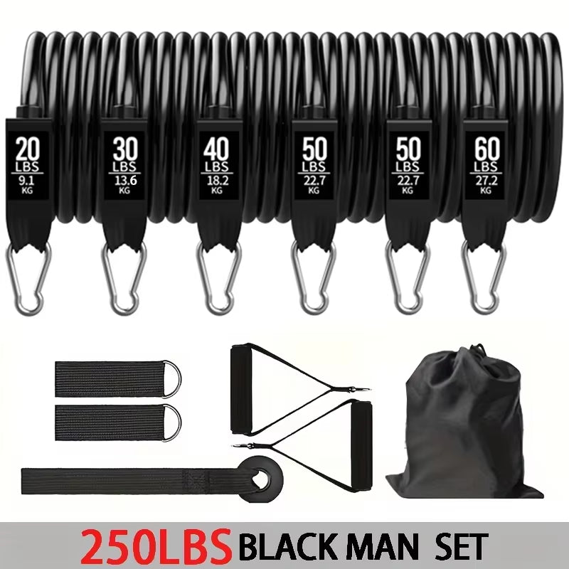 Fitness Resistance Rubber Band Yoga Elastic Band Upgrade Training Bar Set Pilates Training Exercise Fitness Equipment Pull Rope