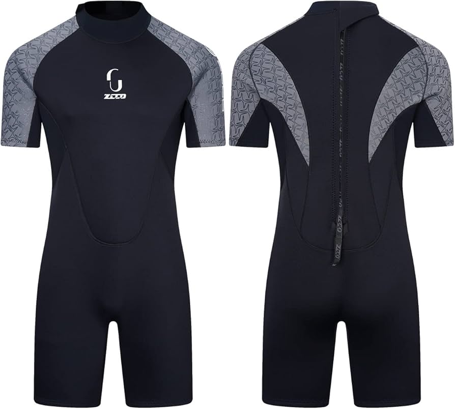 3MM Neoprene Short Sleeve Wetsuit Men Women Surf Scuba Diving Suit Equipment Underwater Spearfishing Kitesurf Equipment Swimwear