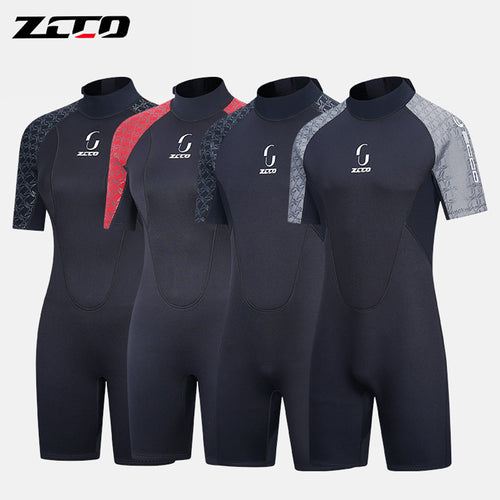 3MM Neoprene Short Sleeve Wetsuit Men Women Surf Scuba Diving Suit Equipment Underwater Spearfishing Kitesurf Equipment Swimwear