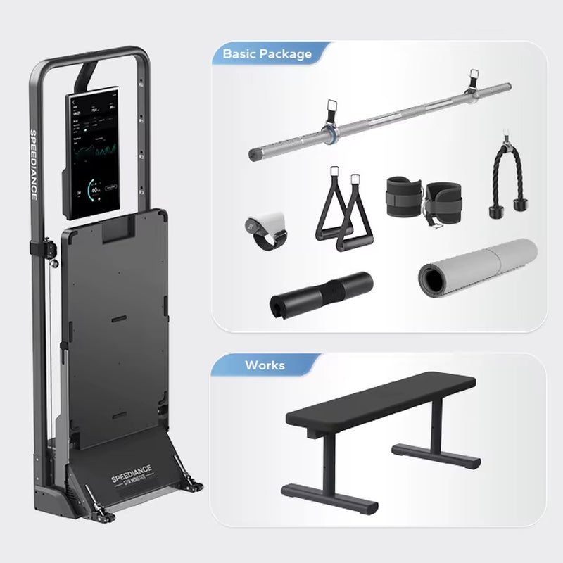 High-Quality Indoor Sports All in One Exercise Cable Machine Tonal Gym Vitruvian Trainer Smart Fitness Smart Home Gym Equipment