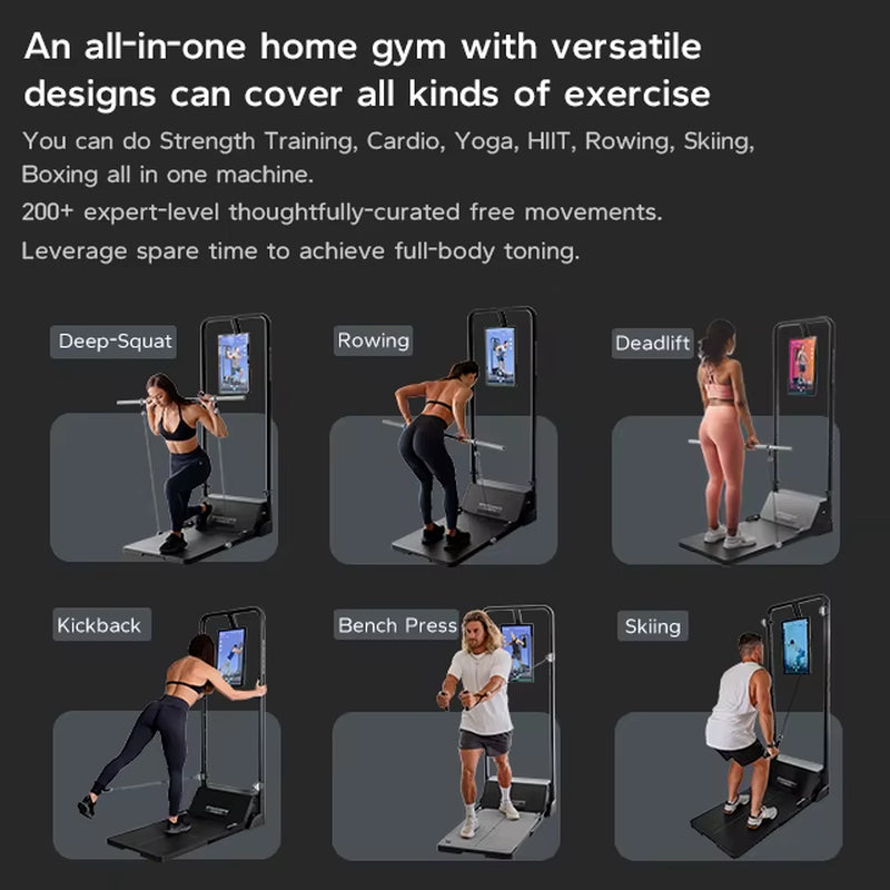 High-Quality Indoor Sports All in One Exercise Cable Machine Tonal Gym Vitruvian Trainer Smart Fitness Smart Home Gym Equipment